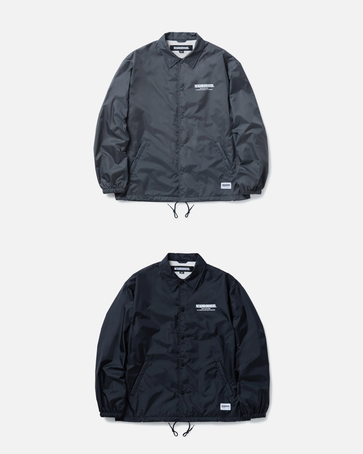 [現貨] NEIGHBORHOOD SS25 WINDBREAKER JACKET-1 | (Black / Gray)
