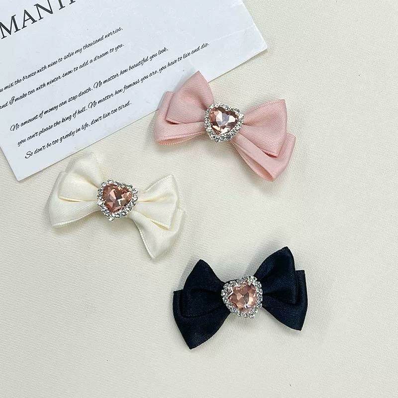 [4 FOR RM10] Vintage Chanel-Style Bow Hair Clip
