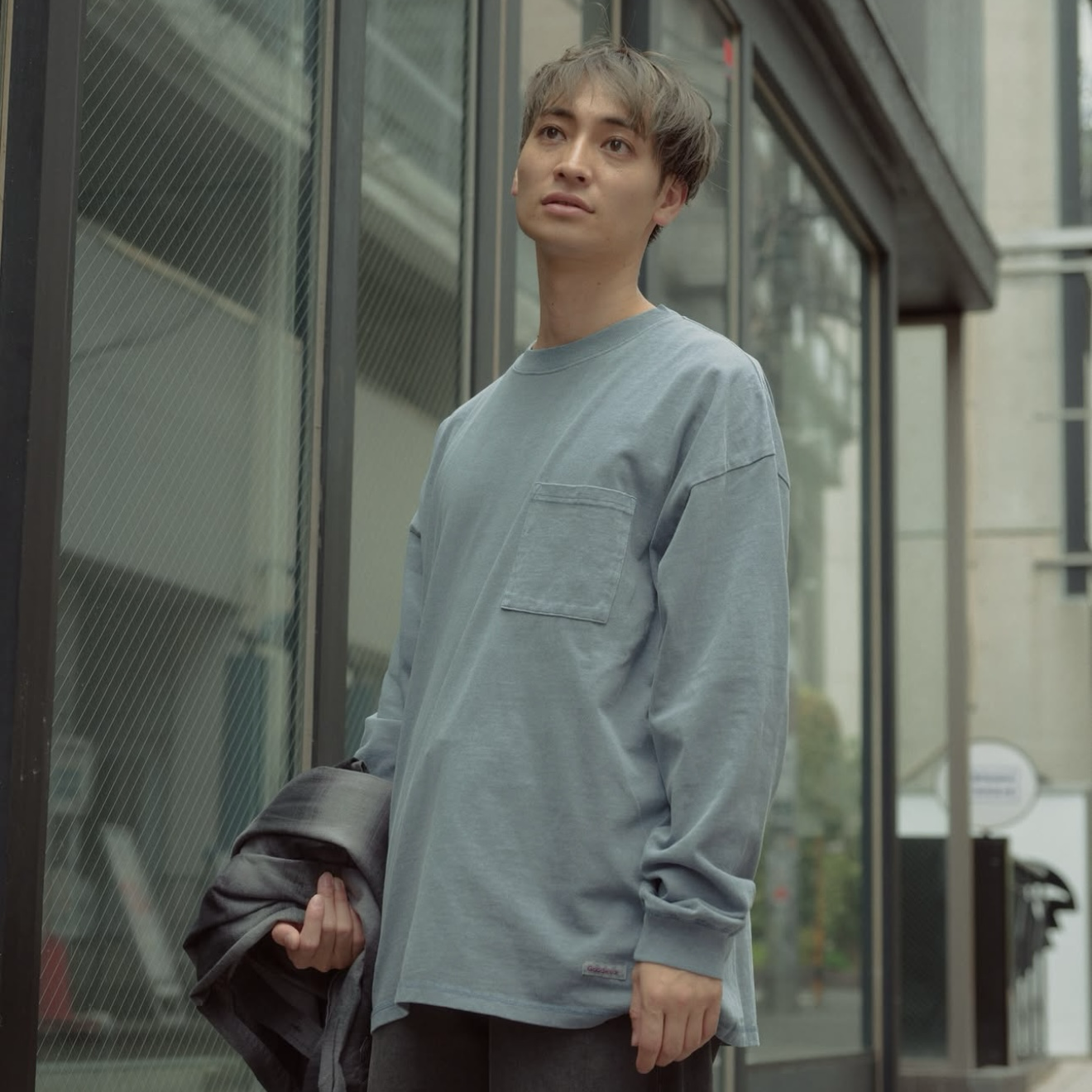 Goodwear Japan USA Cotton Pigment Dyed Super Big Long Tee