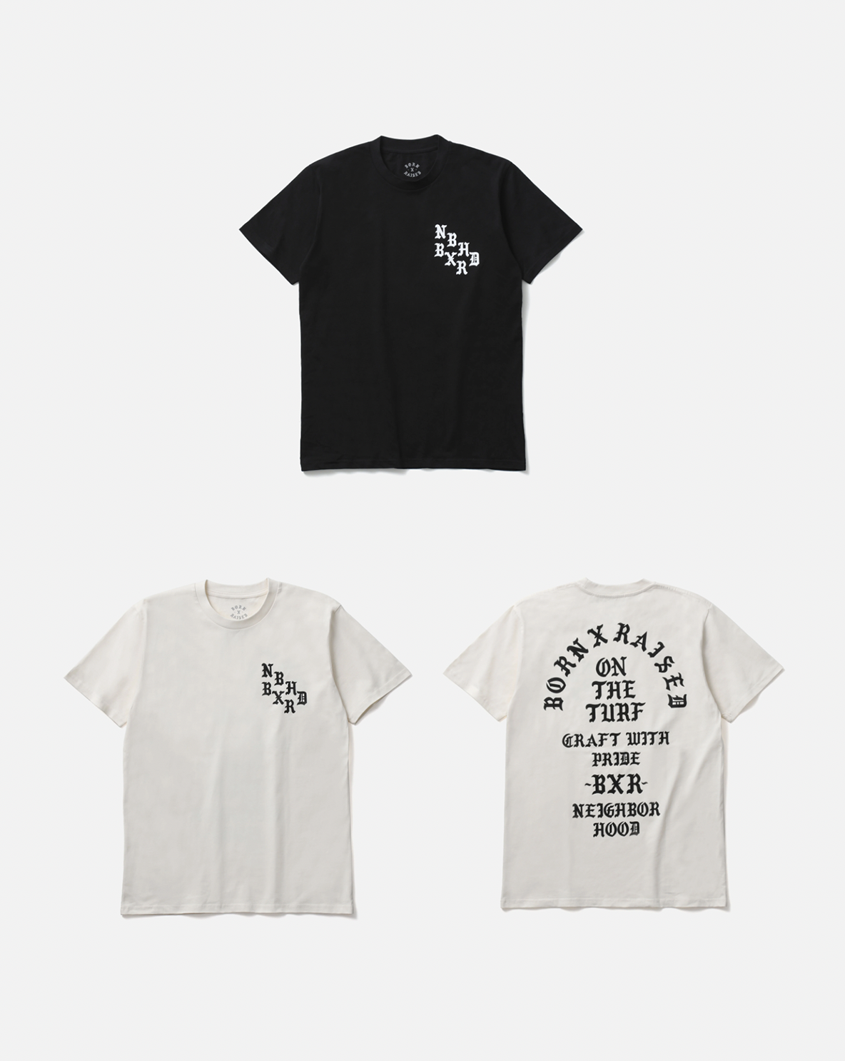 NEIGHBORHOOD SS25 NH X BORN & RAISED . TEE SS-2