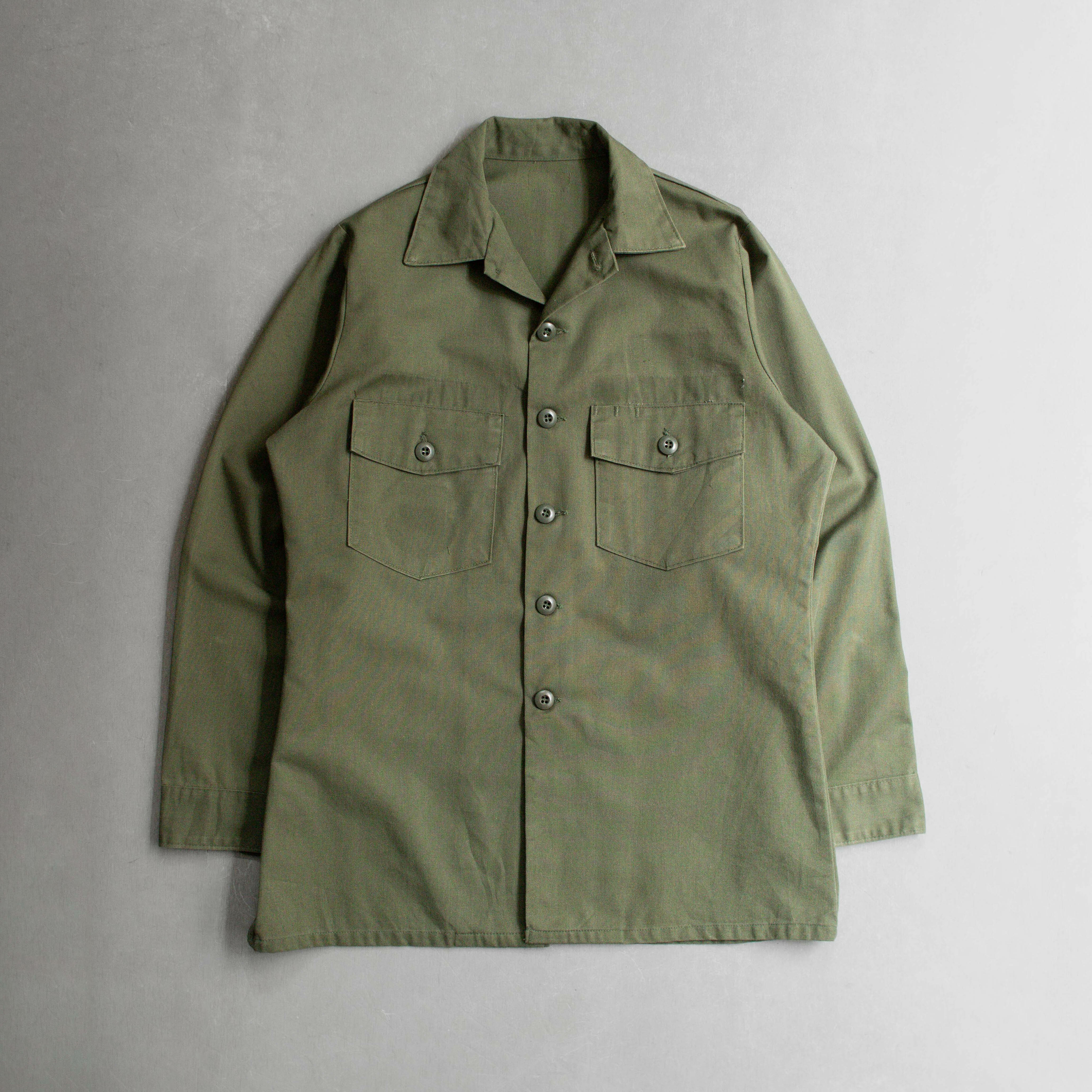 US ARMY OG507 FATIGUE SHIRT 美軍 軍綠 長袖 軍襯衫 J