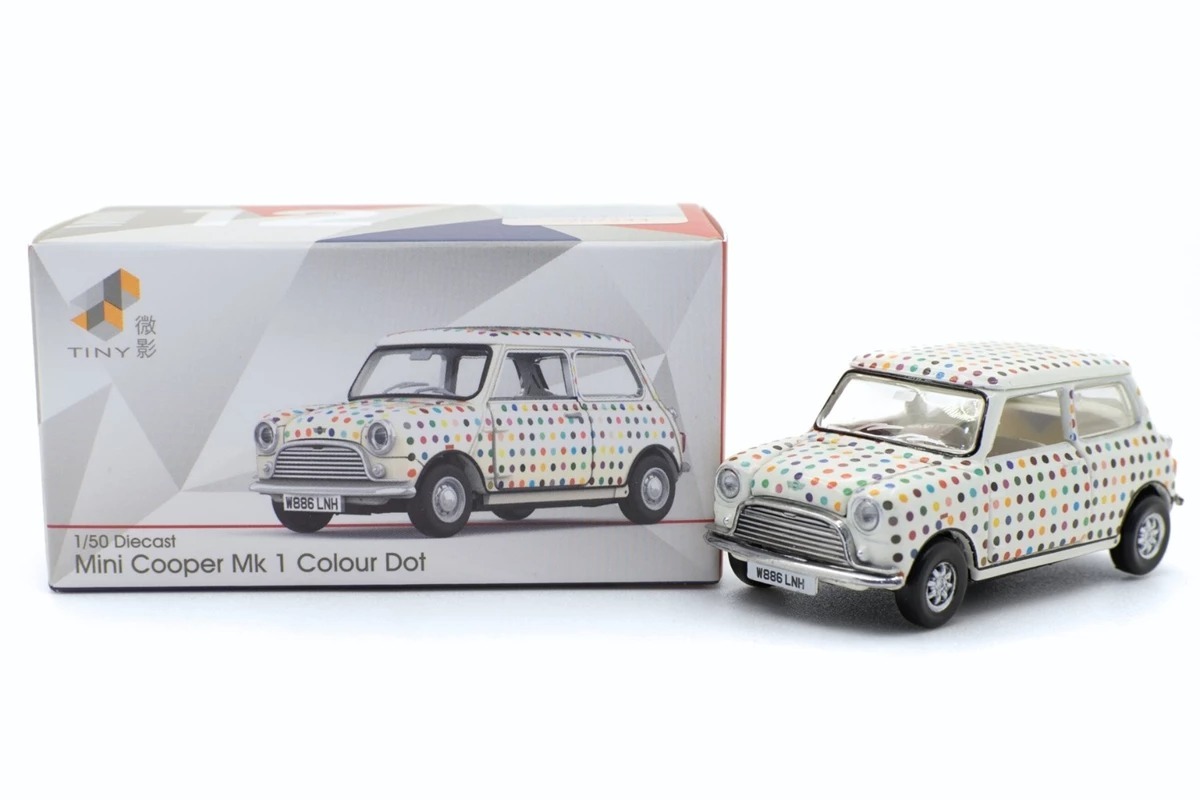 Tiny 城市 合金車仔 - Mini Cooper Mk1 Colour Dot