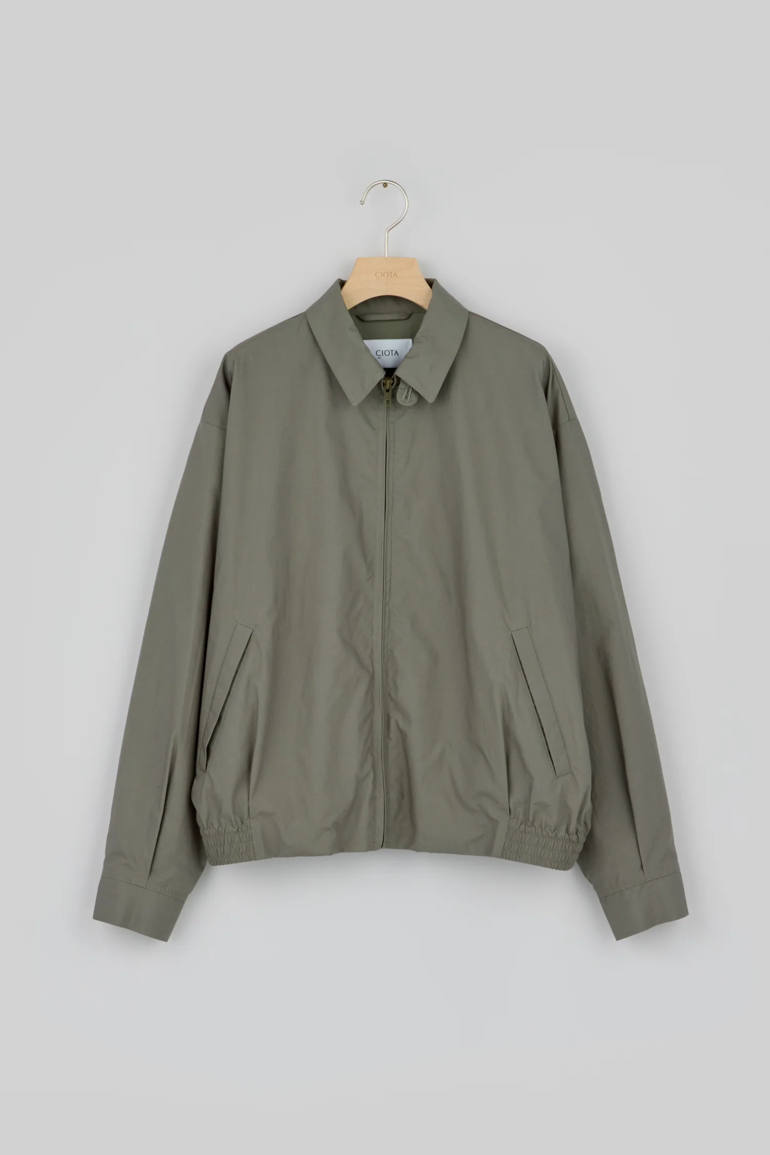 CIOTA ZIP-UP JACKET TYPEWRITER CLOTH (2COL)