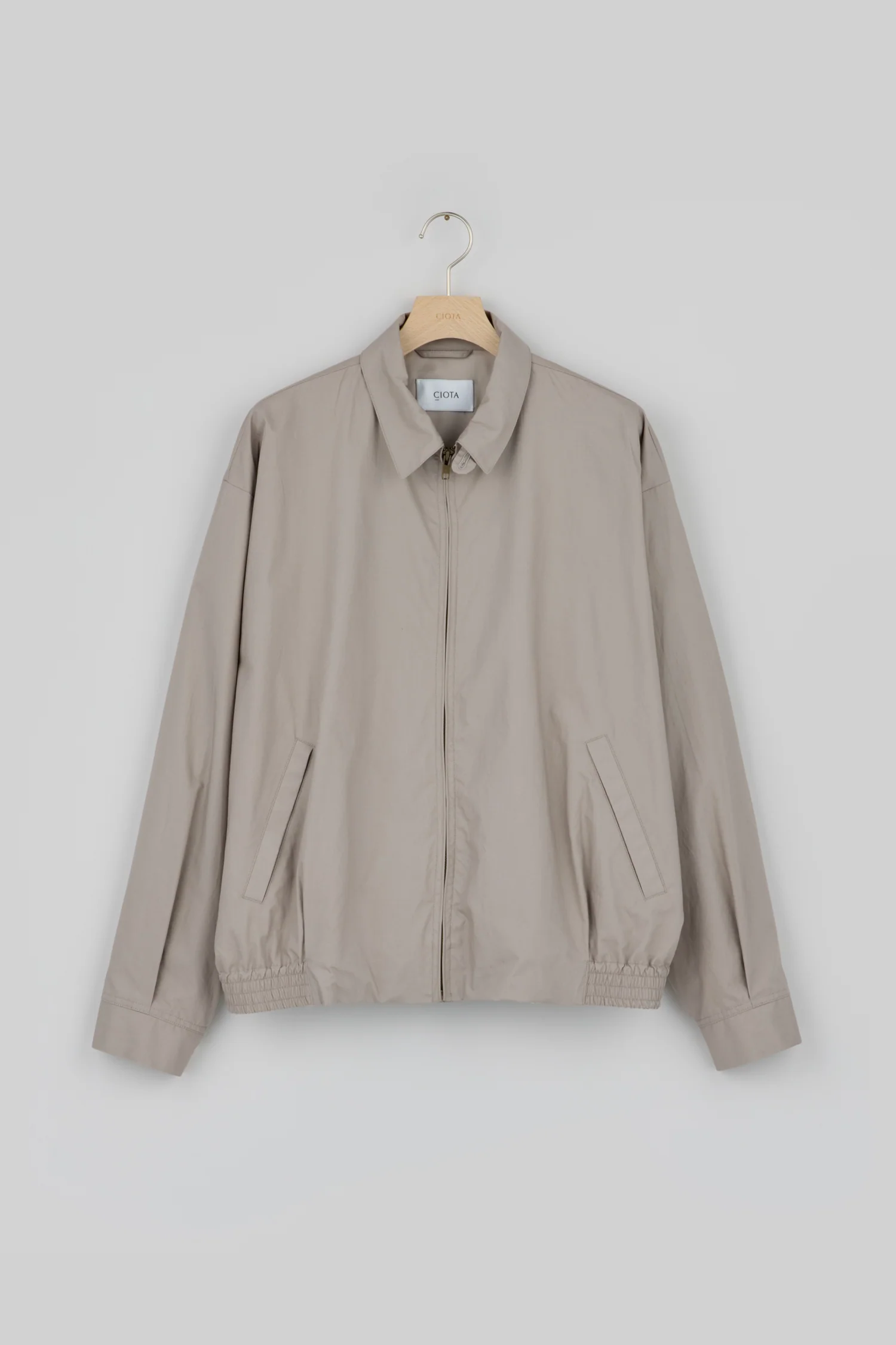 CIOTA ZIP-UP JACKET TYPEWRITER CLOTH (2COL)