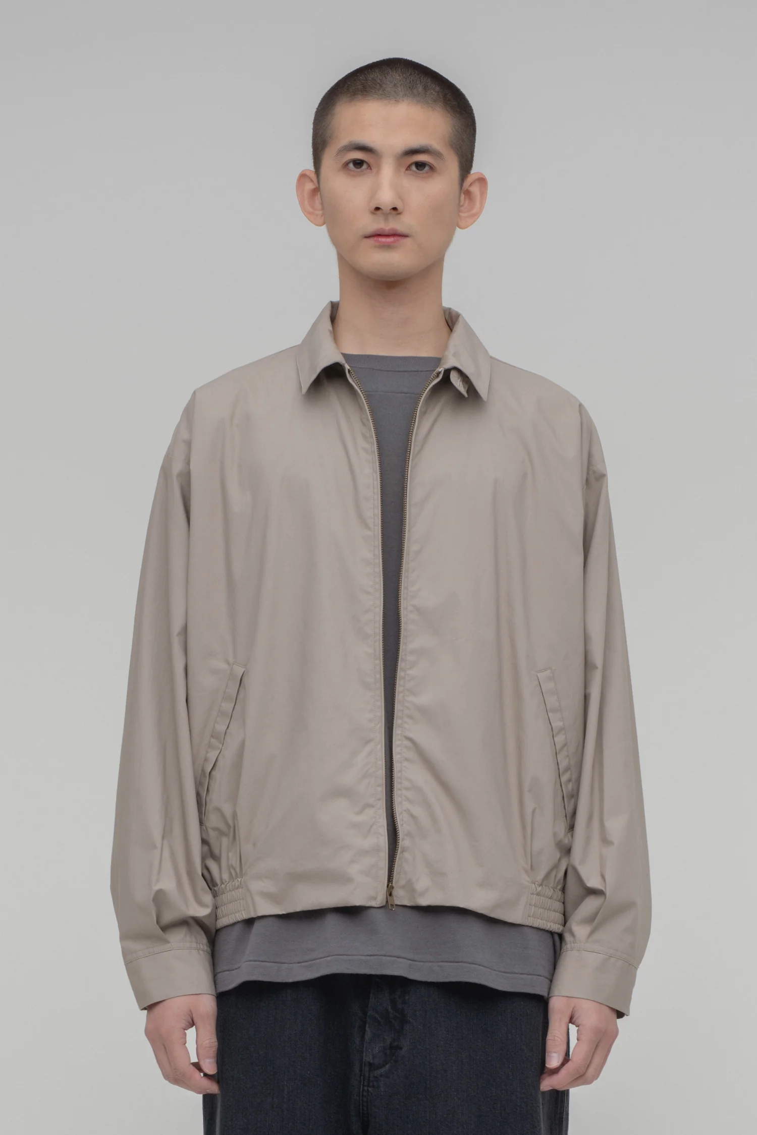 CIOTA ZIP-UP JACKET TYPEWRITER CLOTH (2COL)