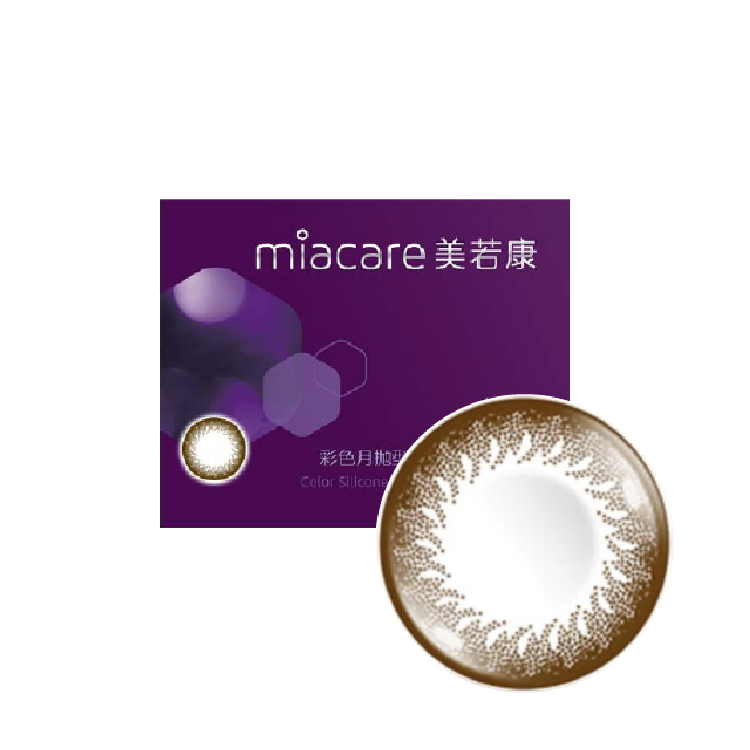 美若康綻美彩色月拋經典棕(1片）