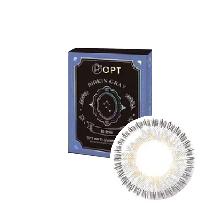 OPT綺想世界彩色月拋鉑金灰 (1片）