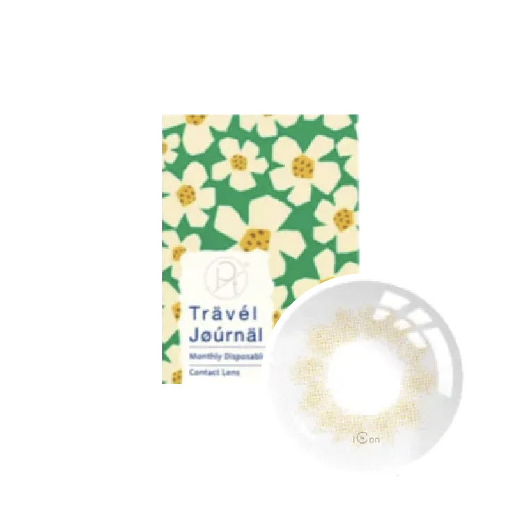 OPT旅行日記彩色月拋約卡灰(1片）