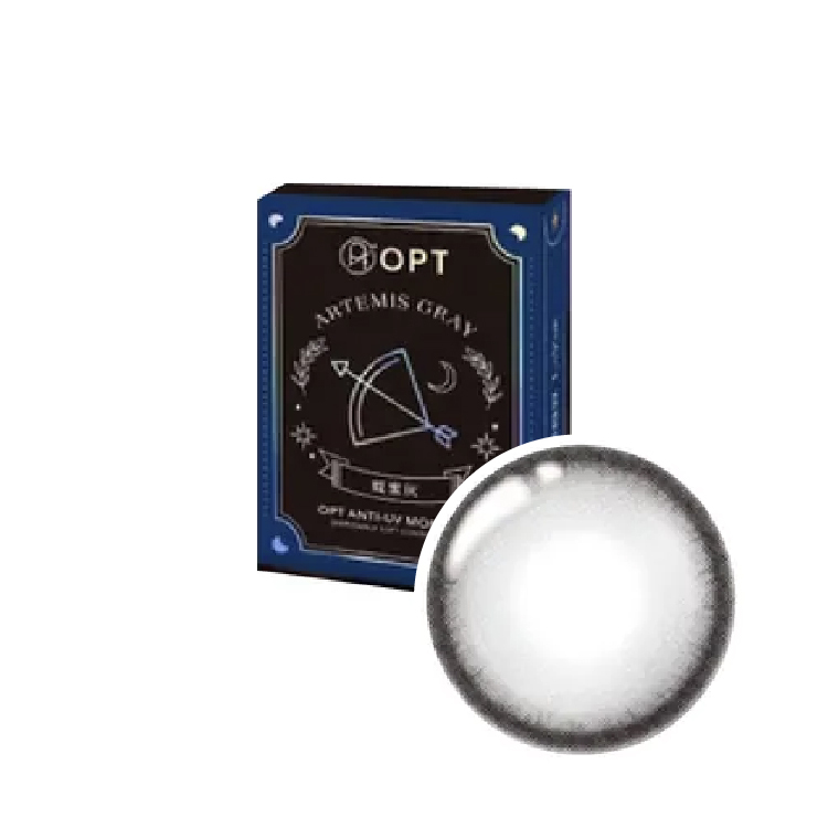 OPT綺想世界彩色月拋媞蜜灰 (1片）