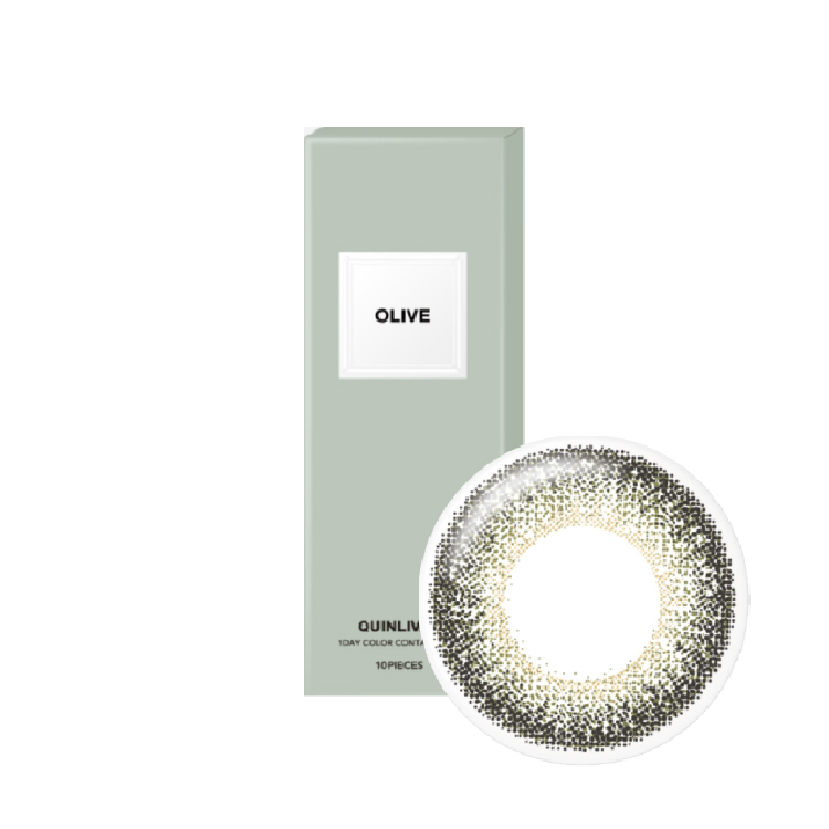 慕｜微美瞳彩色日拋橄欖綠(10片）