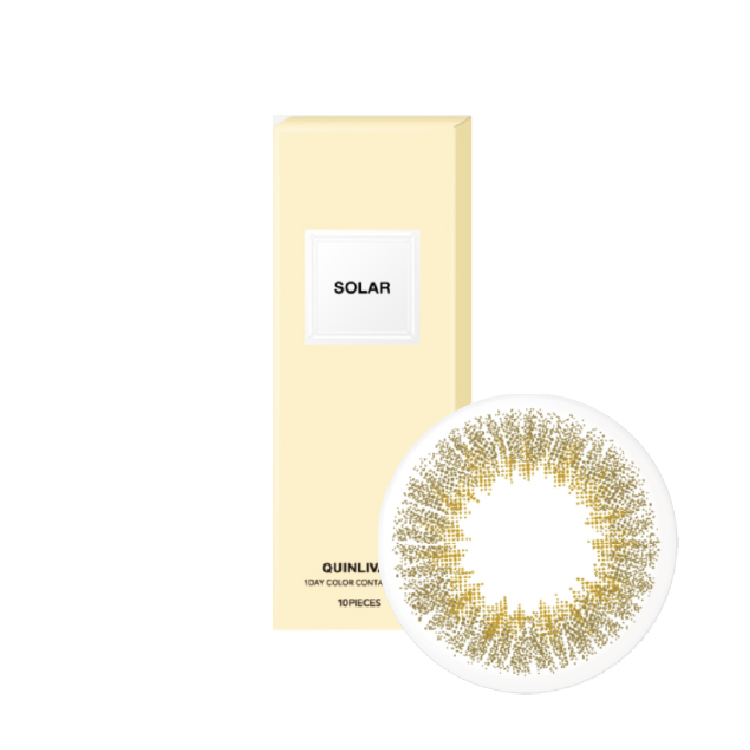 慕｜微美瞳彩色日拋日光黃(10片）