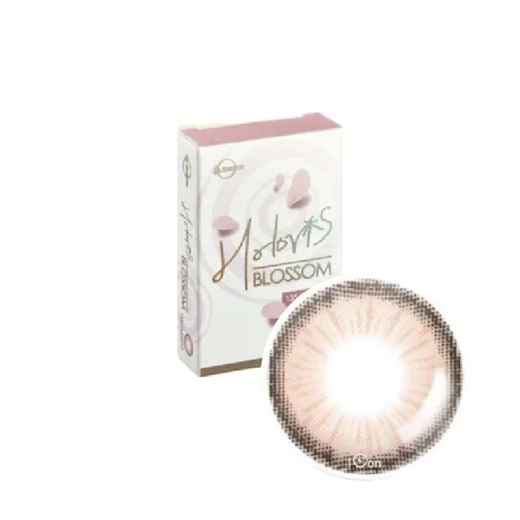 瞳彩彩色月抛(2片)holoris blossom pink