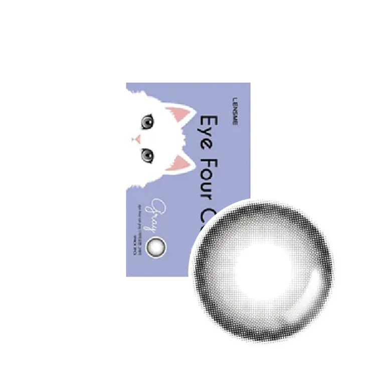 瞳彩彩色月抛(2片) 波斯灰 EYE FOUR CAT GRAY