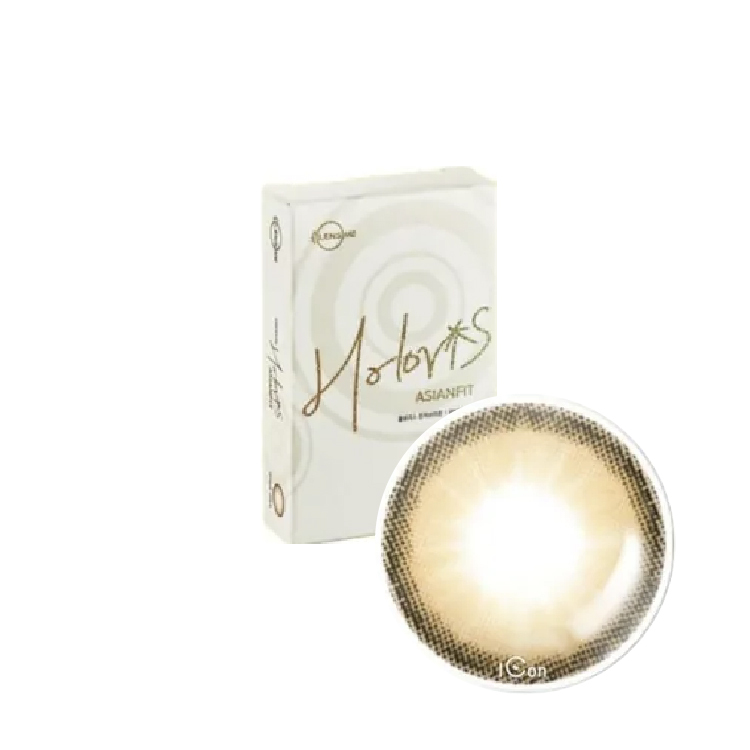 瞳彩彩色月抛(2片)holoris asianfit ginger brown