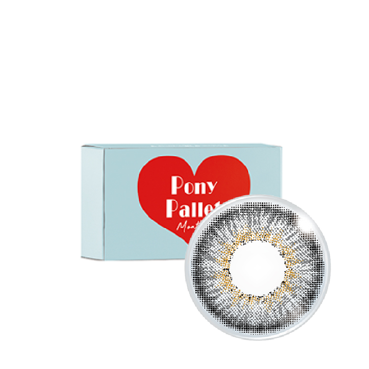 魔彩盤彩色月拋蒼蘭灰(2片）