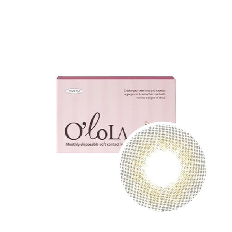 Olola 彩色月拋托比灰(1片）