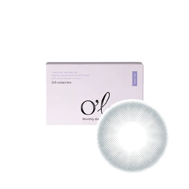 Olola 彩色月拋日落灰(1片）