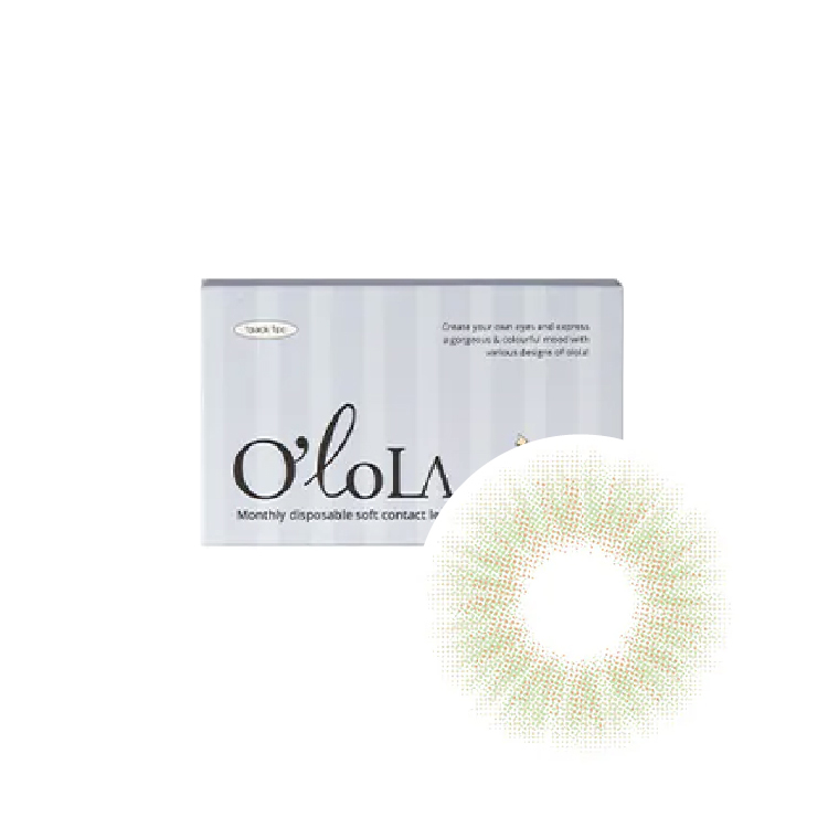 Olola 彩色月拋托比晨綠(1片）