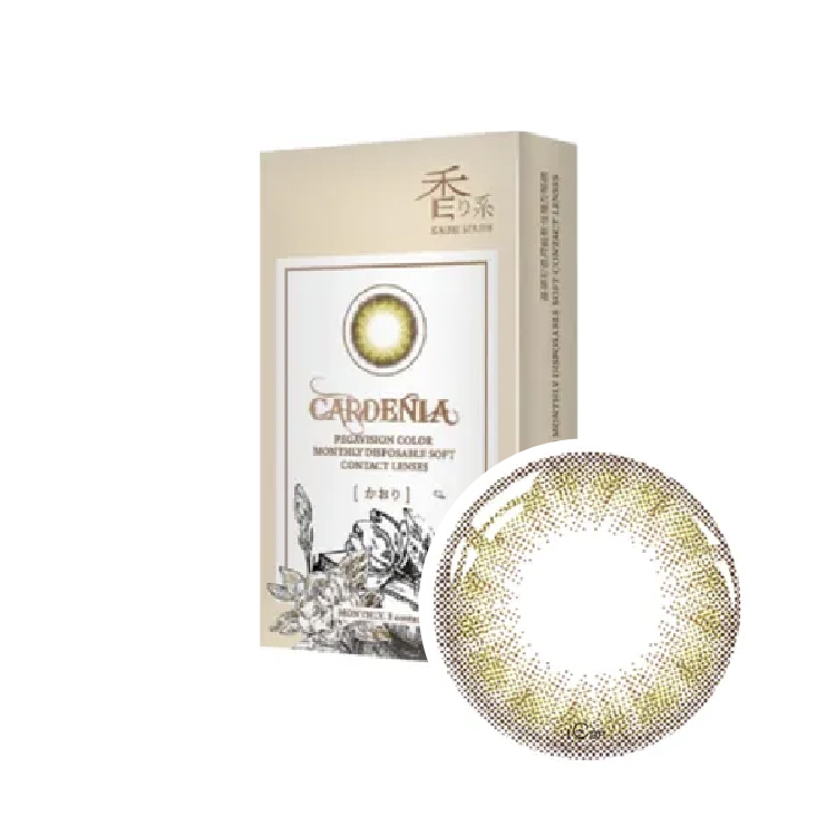 晶碩香水彩色月拋槴子花棕(3片）