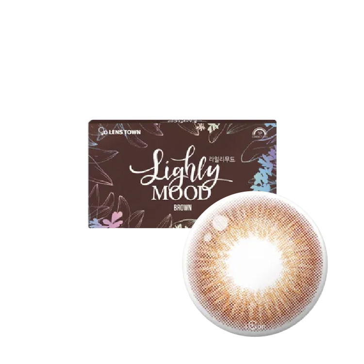 lenstown 彩色月拋沐西奶茶(1片）