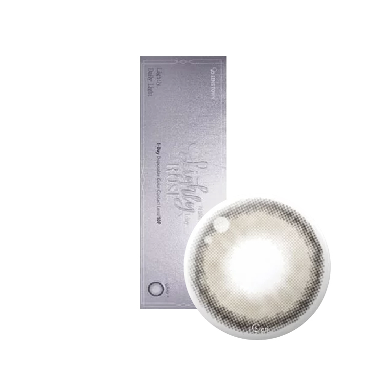 lenstown梨芝瞳彩色日拋茉莉暮灰 (10片）