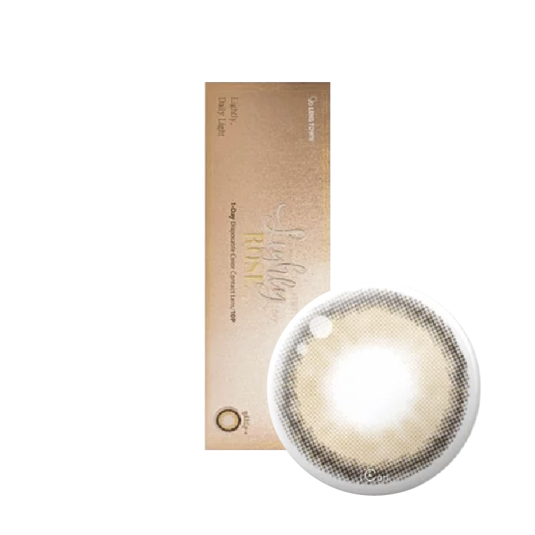 lenstown梨芝瞳彩色日拋茉莉裸杏 (10片）