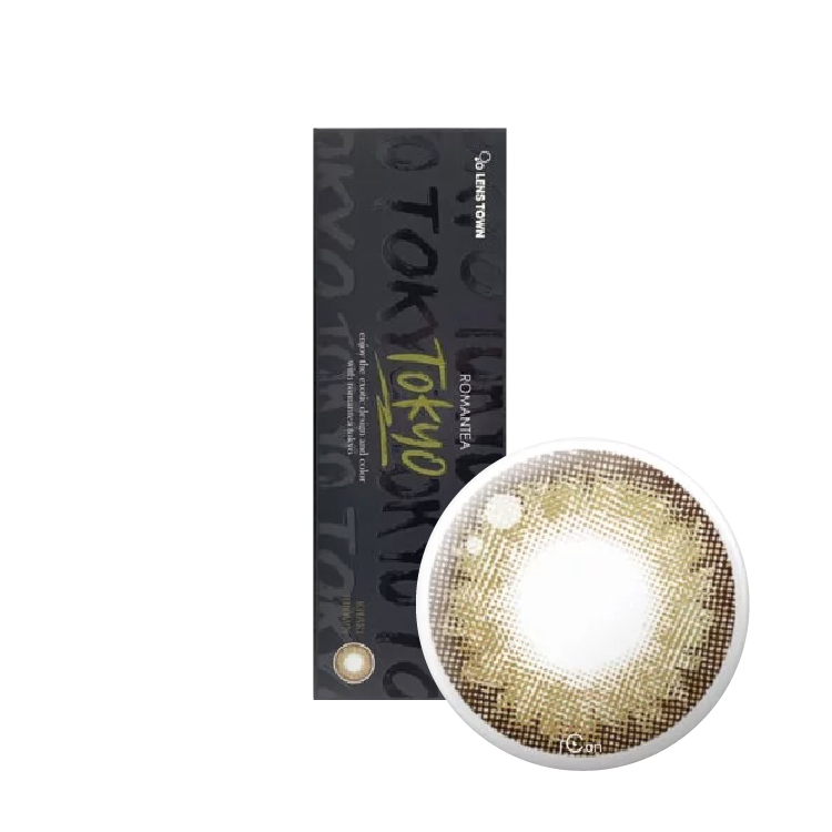 lenstown梨芝瞳彩色日拋浪漫東京卡其 (10片）