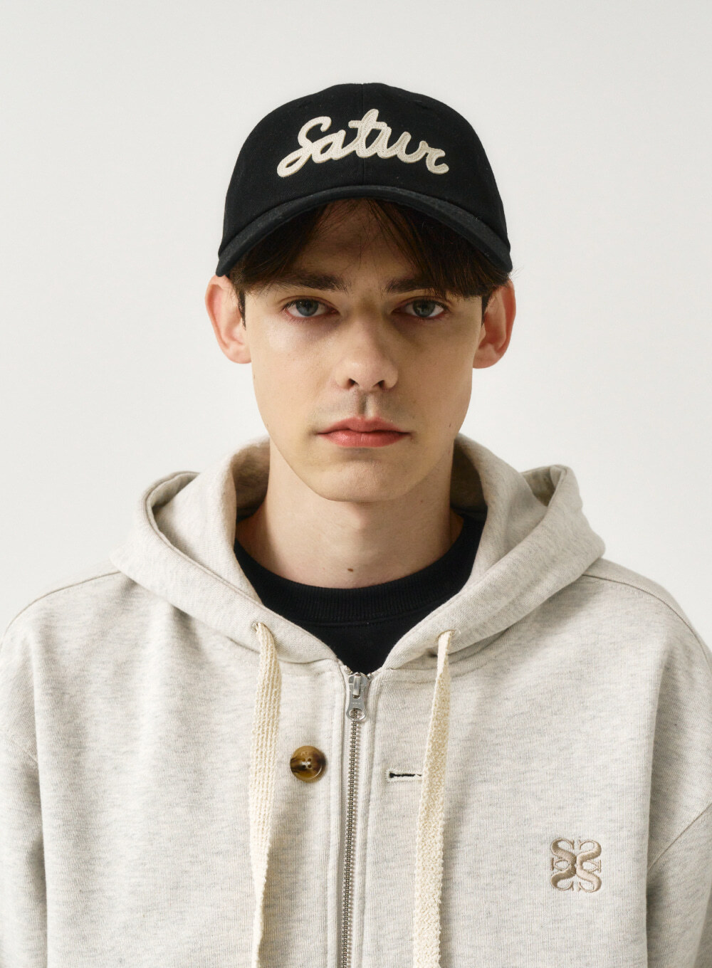 SATUR] Vintage Casual Applique Ball Cap