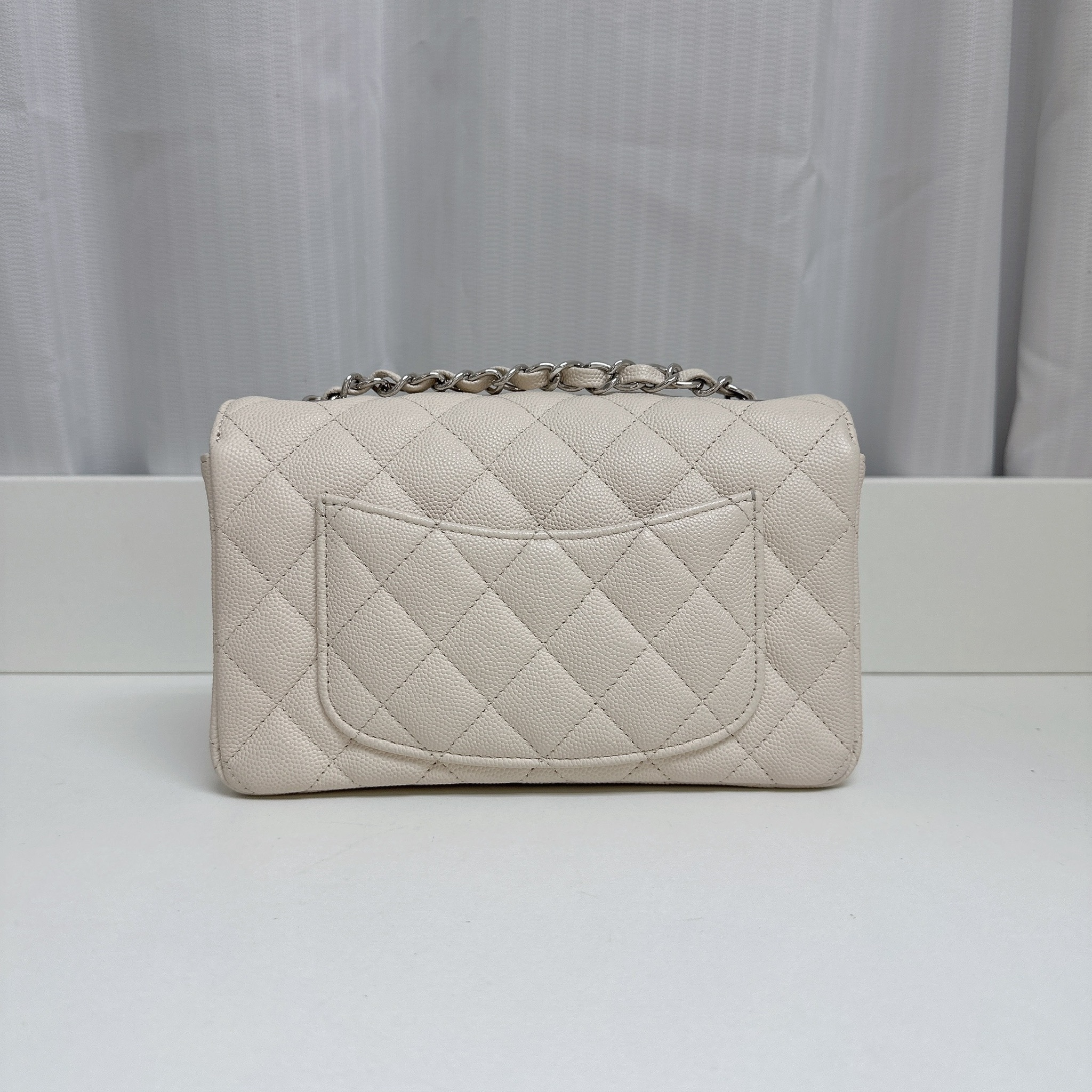 Chanel mini flap 20cm - light beige