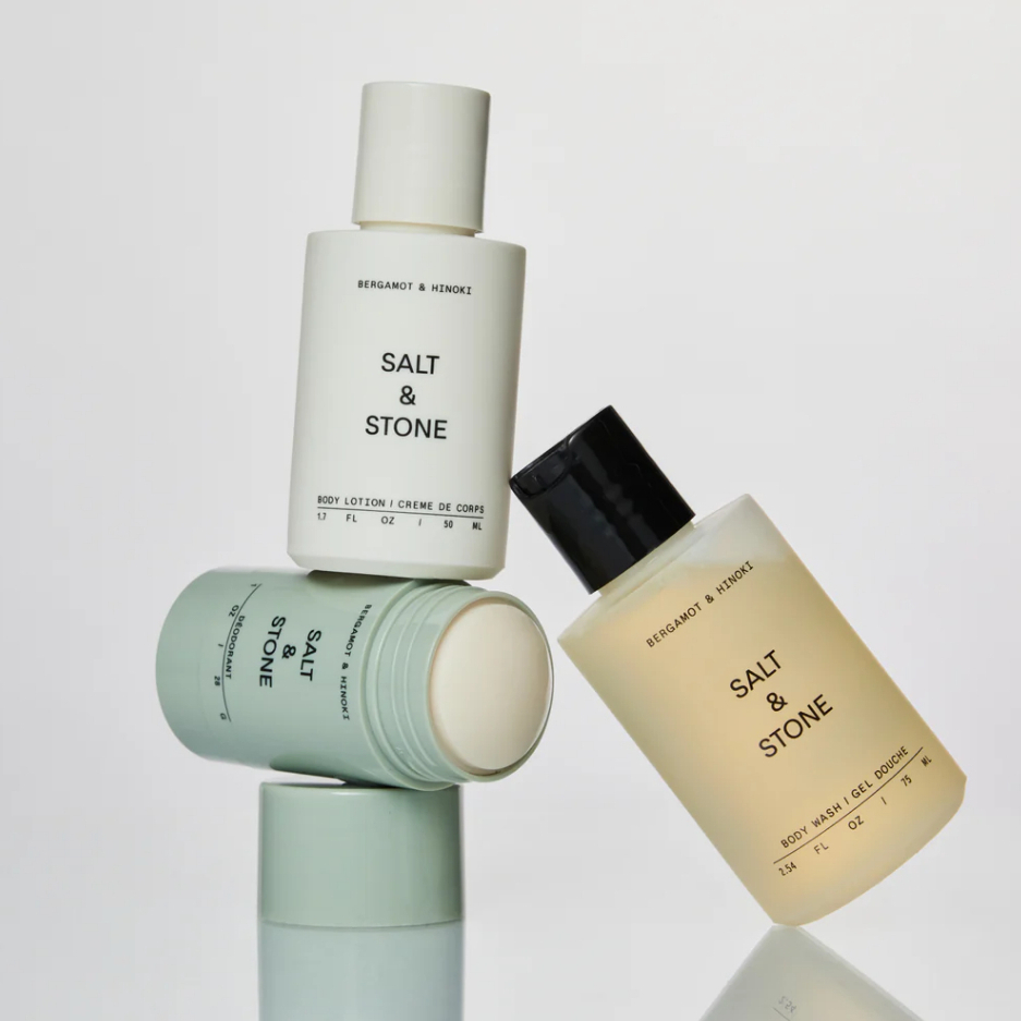 美國 SALT & STONE MINI TRIO 旅行包 體香膏/沐浴乳/身體乳