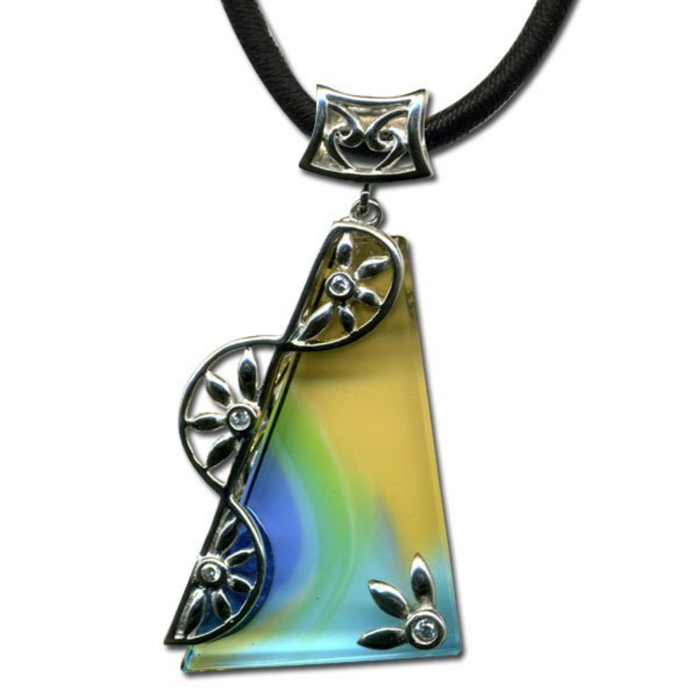 浪花一朵朵銀飾項鍊 清新靈動乘風破浪開運納福