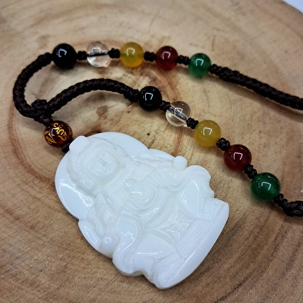 天上聖母媽祖{硨磲}中國結項鍊【十方】136159