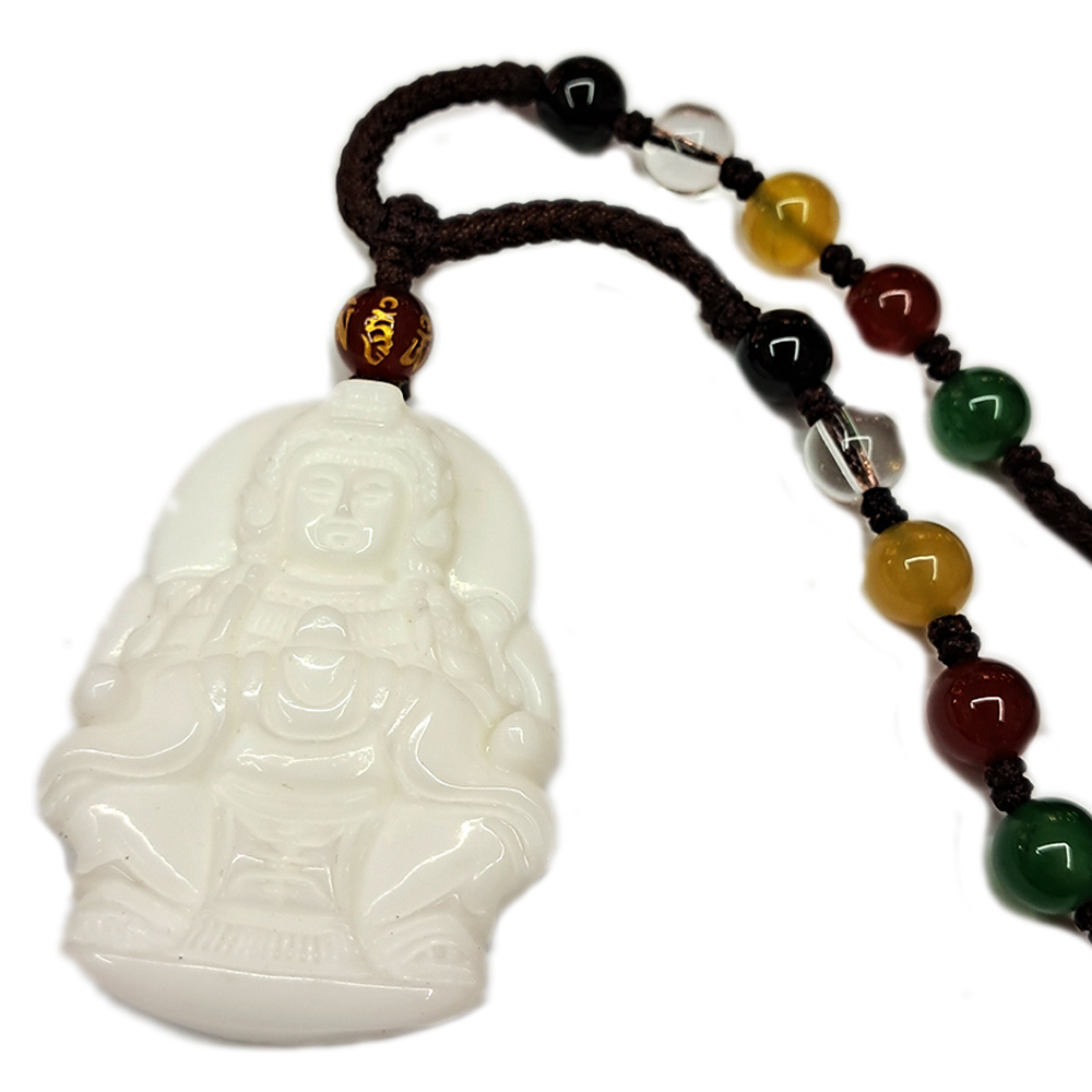 天上聖母媽祖{硨磲}中國結項鍊【十方】136159