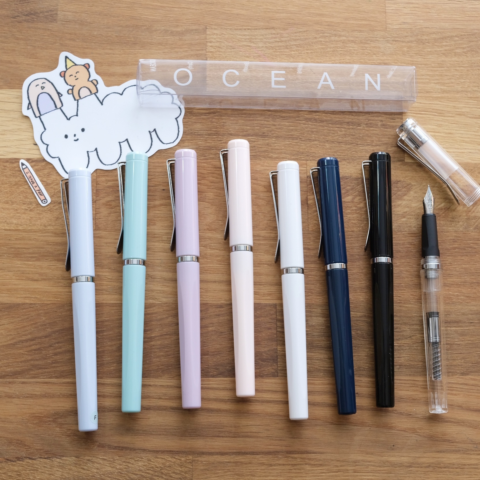 New Ocean 實色桿 新海洋鋼筆｜JC STUDIO 臺灣