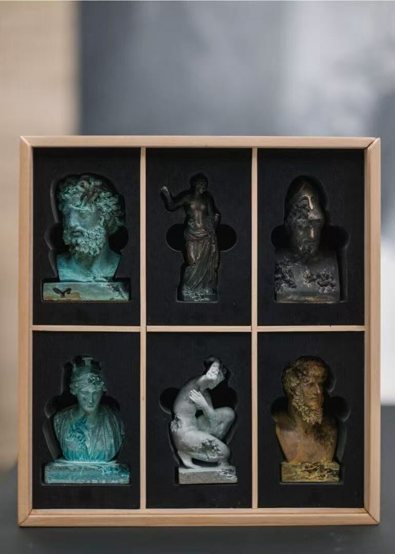 Daniel Arsham Archive Editions Roman gods Bronze Set
