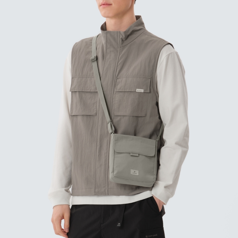 PEAK■Cample Flap Cross Sakosh■送料込 snow peak Cample Flap Cross Sacoche 翻蓋長型小包側背包