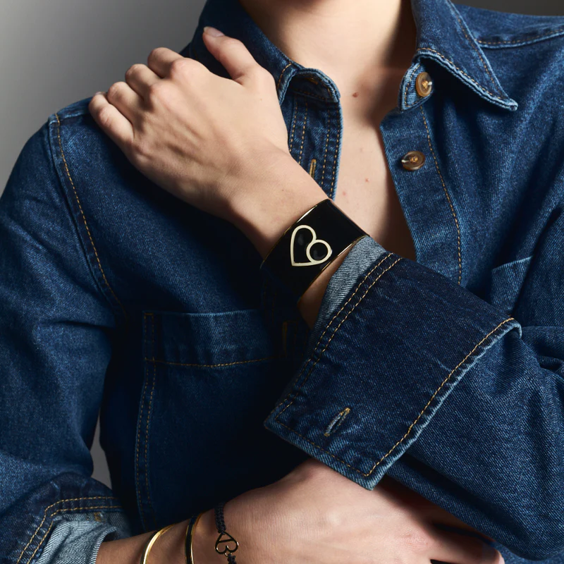 1BU0407-182 [BANGLEUP] Coup De Coeur Bracelet Black #BUP20-CDC-MAIS04 (EU)