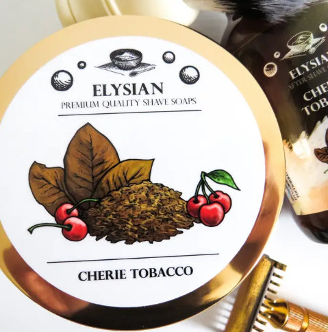 Elysian Men's Shaving Soap  櫻桃煙草手工剃鬚皂 4oz
