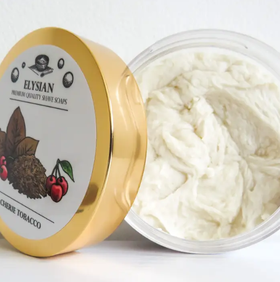 Elysian Men's Shaving Soap  櫻桃煙草手工剃鬚皂 4oz