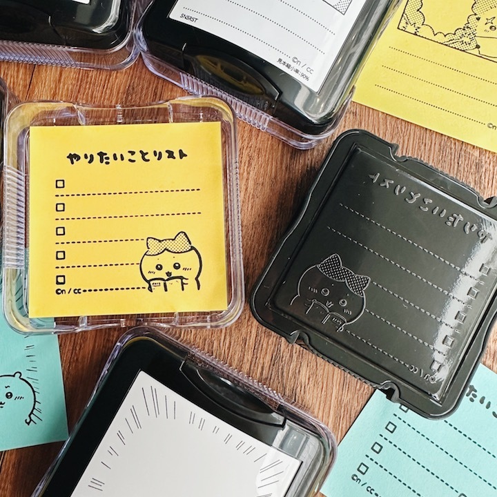 Chiikawa 吉伊卡哇 方形浸透印章 備忘錄印章｜日本SUN-STAR