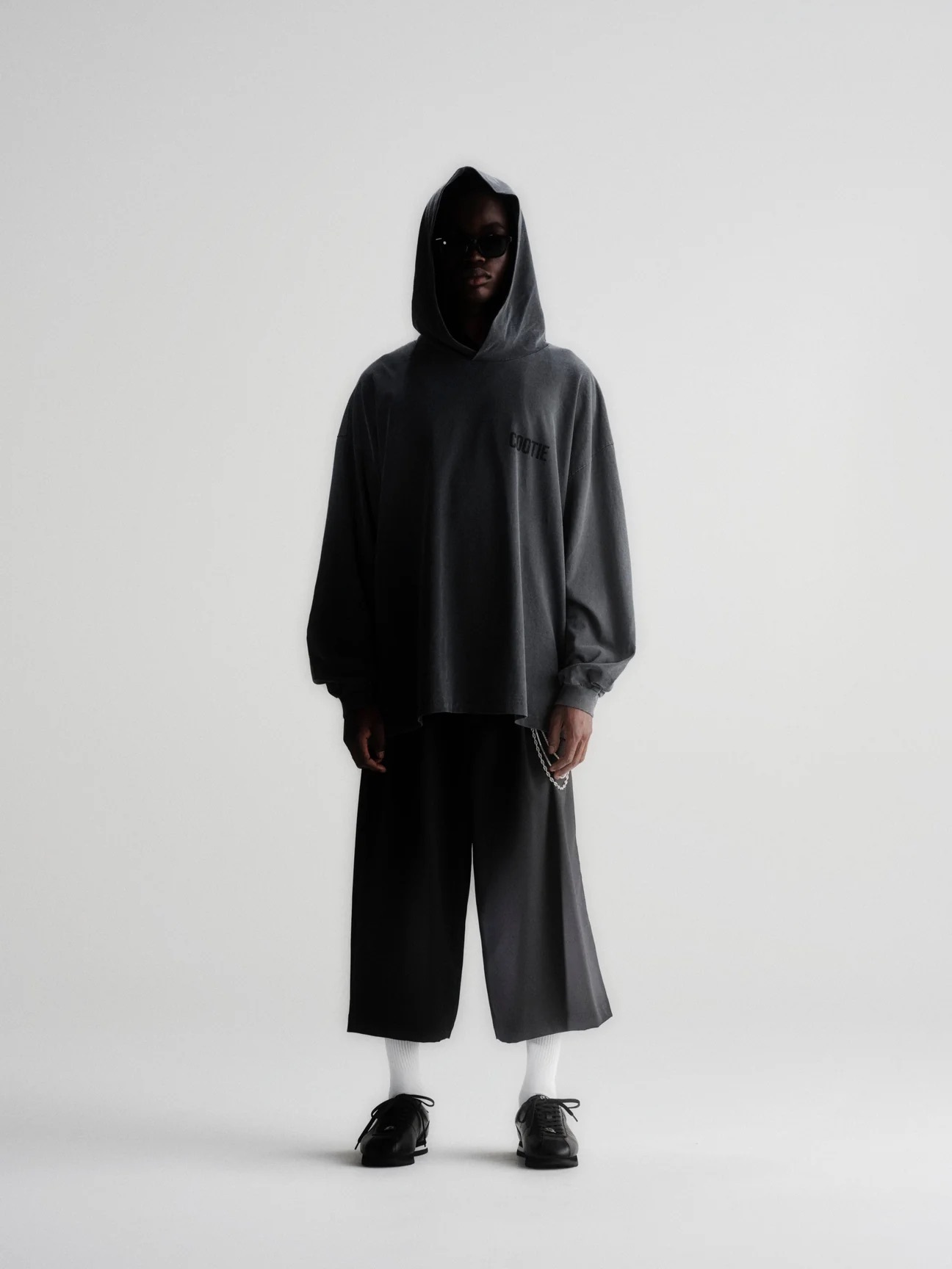 COOTIE PRODUCTIONS 25S/S PIGMENT DYED L/S HOODED TEE