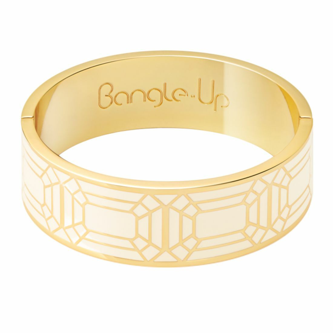 1BU0317-098 BANGLEUP Gem Bracelet Sand White #BUP21-GEM-BFA03 (A-K11-E)