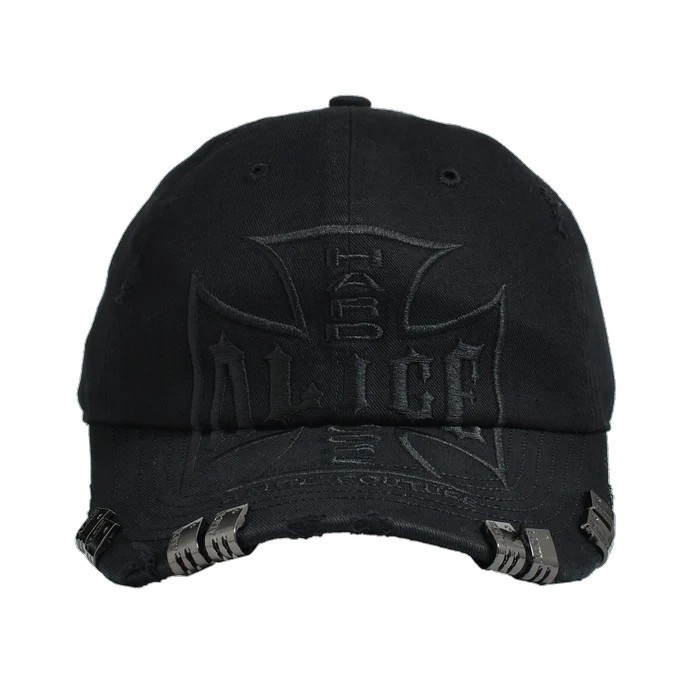 ALICE HOLLYWOOD CHOPPER CAP / BLK BLK 全黑 圖案 日本限定款