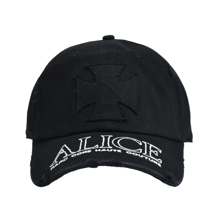 ALICE HOLLYWOOD ATELIER 2.0 CAP / BLK WHT 黑白 字體 日本限定款