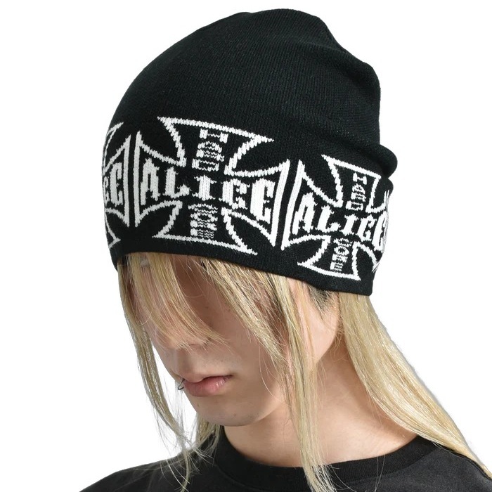 ALICE HOLLYWOOD CHOPPER JAQUARD BEANIE (BLACK) 圖案 毛帽
