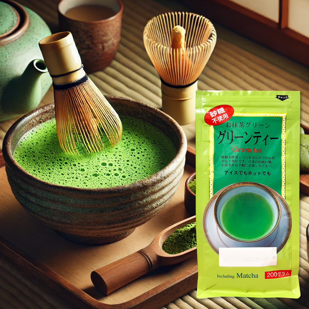 日本 梅之園 無糖 抹茶粉 200g