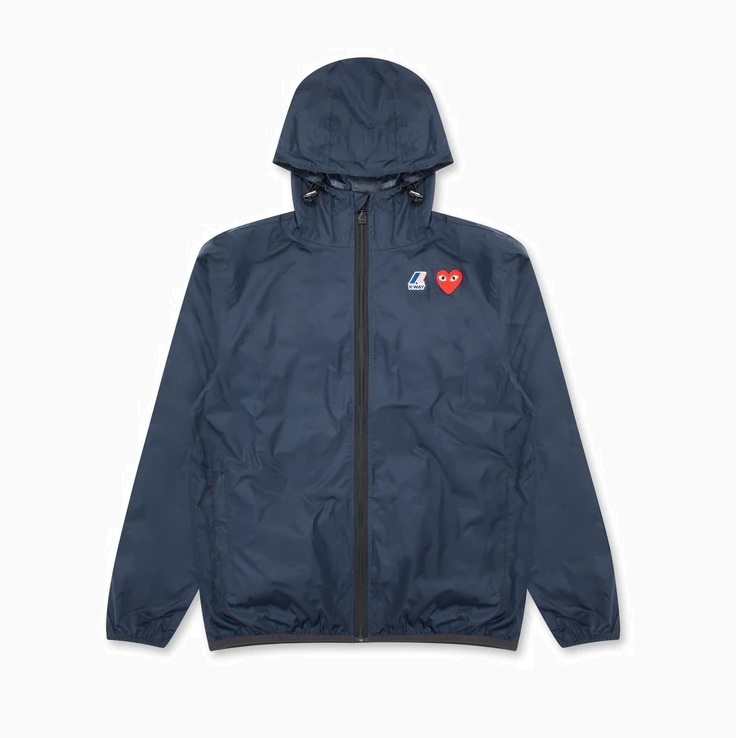COMME DES GARGONS PLAY K-WAY ZIP JACKET (UNISEX) - PRE ORDER ITEM (預訂中)