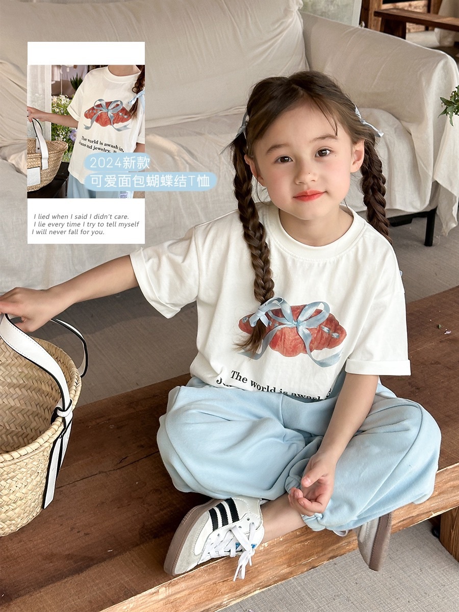 可頌蝴蝶結上衣