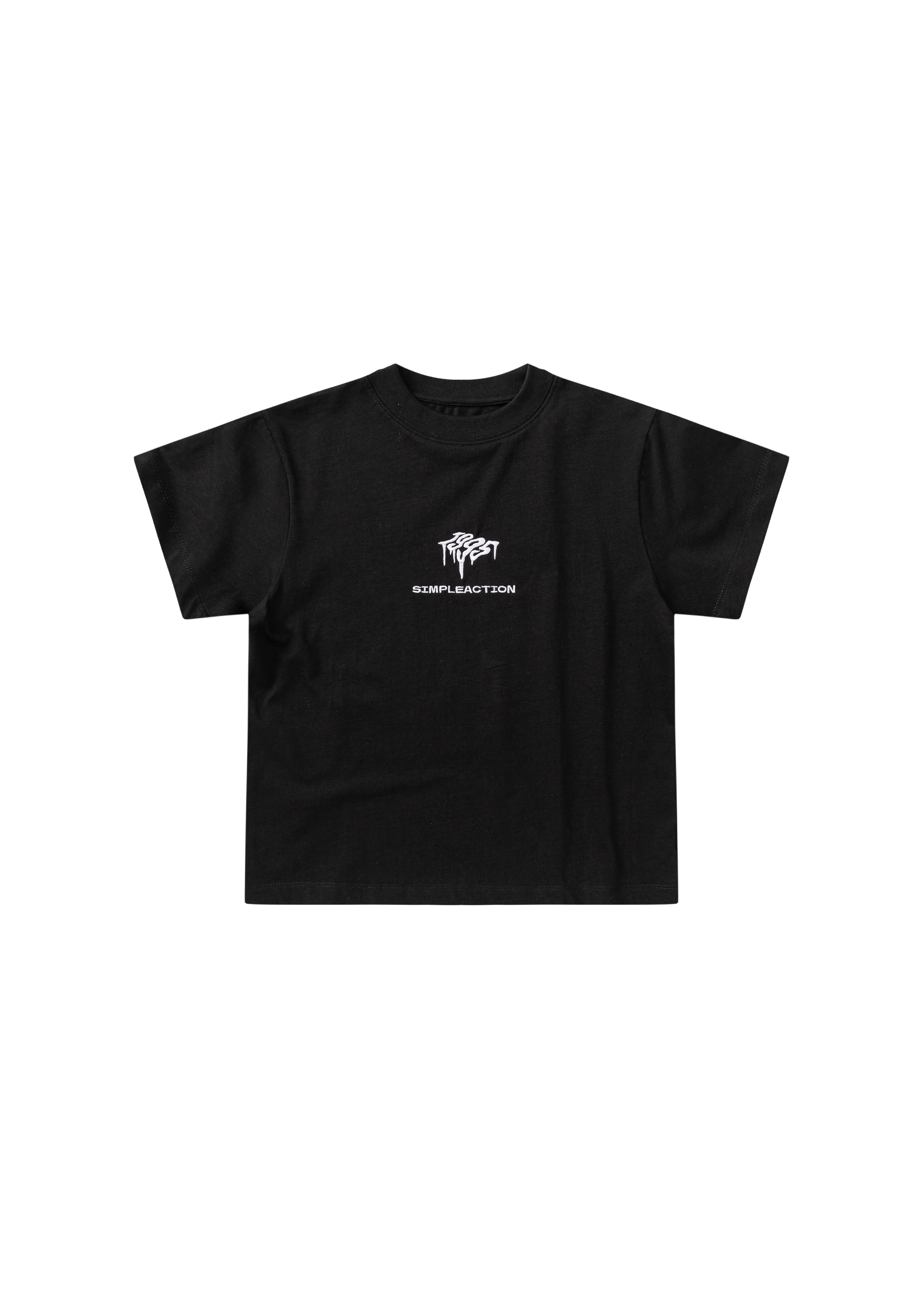 - simpleaction - Mercury系列 經典logo 女版logo刺繡上衣