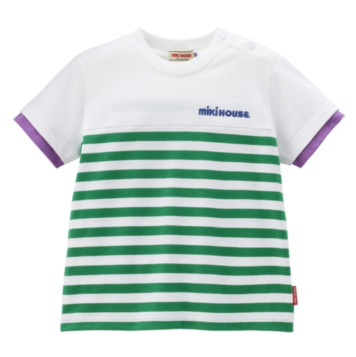 MH 短袖間條T-SHIRT